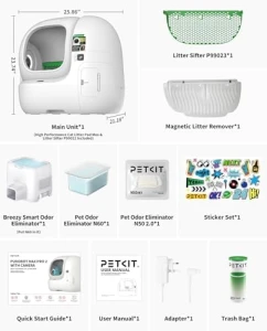 AI-Camera Self Cleaning Cat Litter Box — Self-Cleaning Litter Box, PETKIT