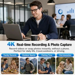 AI Smart Glasses with Camera — Smart Glasses, Plunthorn
