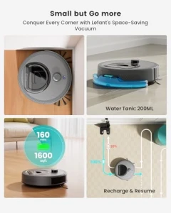 Robot Vacuum and Mop with LiDAR Navigation — Robot Vacuum, Lefant