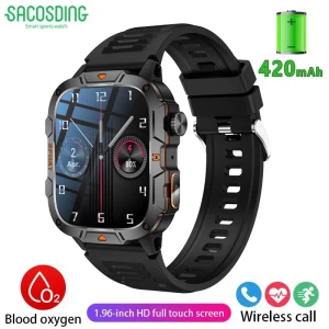 Rugged Smartwatch for Men — Smart Watch, SACOSDING