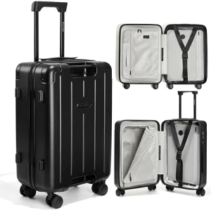Air Vacuum Seal Suitcase Carry-On — Smart Luggage, BlackVoyage