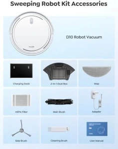 Robot Vacuum and Mop, 3-in-1 Robotic Vacuum Cleaner with Schedule, 5000Pa Suction, LiDAR Navigation & Smart Mapping, 150... — Robot Vacuum, Vyzzle