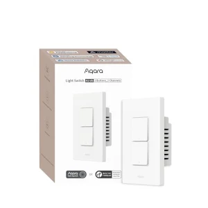 Smart Light Switch H2 (2-in-1 Neutral, 2 Buttons, 2 Channels) — Smart Switch, Aqara