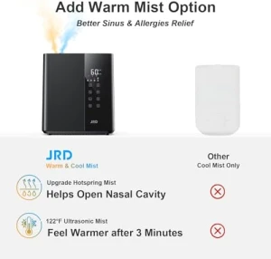 Warm & Cool Mist Humidifier 5L — Humidifier, JRD
