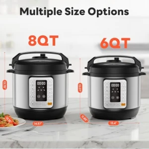 16-in-1 Electric Pressure Cooker 8QT — Multicooker, Sweetcrispy