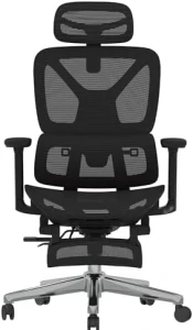 Ergonomic Office Chair with Footrest — Smart Chairs, FLEXISPOT