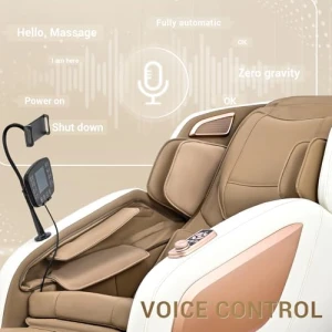 Full Body Massage Chair with Heat, Zero Gravity Shiatsu, Foot Massage, Bluetooth, USB, Touch Screen Controller — Massage Chairs, Mazzup