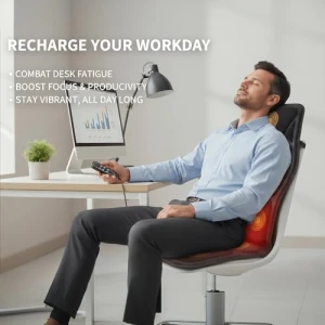 Back Massager with Heat and Vibration — Massage Chairs, UieSian Asdys