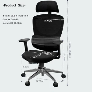 Ergonomic Mesh Office Chair — Smart Chairs, Jacia House