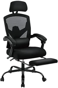 Office Computer Desk Chair with Footrest — Smart Chairs, Sweetcrispy