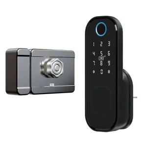 Smart WiFi Lock with Fingerprint, APP, Password, IC Card, and Key Unlock — Smart Lock, Tuya