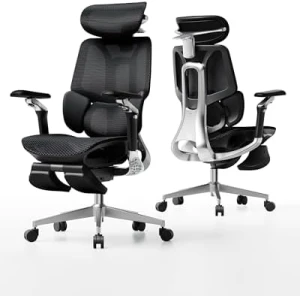E3 Pro 2026 Edition Ergonomic Office Chair, Mesh Desk Chair with 3-Zone Floating Lumbar Support, Upgraded 4D Headrest,... — Smart Chairs, Hbada