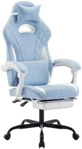 Gaming Chair with Footrest and Massage Lumbar Support — Smart Chairs, NIONIK