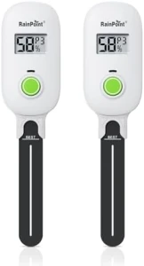 Light-Driven Thermo-Hygrometer & Smart Digital Wireless Soil Moisture Meter Kit — Soil Moisture Sensor, RainPoint