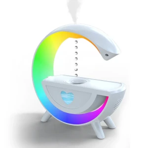 Anti Gravity Water Drop Humidifier with LED Night Light and Bluetooth Speaker — Humidifier