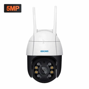 Pan/Tilt AI Humanoid Detection Auto Tracking Cloud Storage Waterproof WiFi IP Camera with Two Way Audio — Security Camera, ESCAM