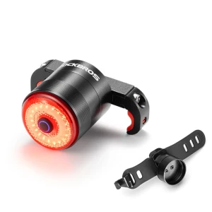 Smart Auto Bike Taillight with Vibration Sensing and Brake Sensitivity — Smart Bike Light, ROCKBROS