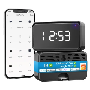 Smart WiFi IR Remote Controller with Time Display, SMATRUL