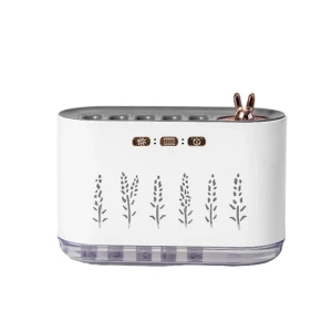 Quiet Air Humidifier with 5-Nozzle Spray, 7-Color Mood Lighting, Smart Voice-Controlled Aromatherapy — Essential Oil Diffuser, Tevorex