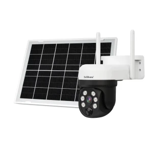 Solar Wireless Security Camera with Night Vision and Two-Way Audio — Security Camera, SriHome