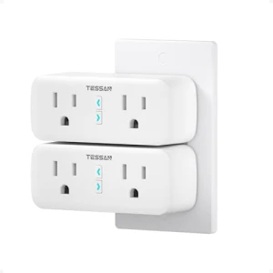 Smart Plug with Dual Sockets — Smart Plug, TESSAN