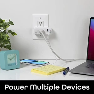 Switch + Charge Multi Port Smart Wi-Fi Plug with 2 USB Ports — Smart Plug, Geeni