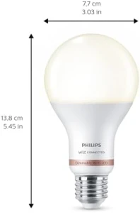Smart 100W A21 Soft White LED Smart Bulb 4-Pack — Smart Light Bulb, Philips