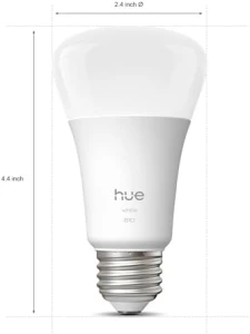 Smart LED A19 Bulb 2-Pack — Smart Light Bulb, Philips