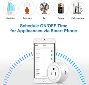 Smart Plug 2 Pack Wi-Fi Enabled Mini Smart Socket — Smart Plug, Apromio