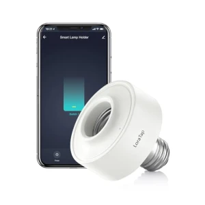 Smart Wi-Fi LED Light Bulb Socket Adapter E26 Lamp Holder with Timer — Smart Light Bulb, LoraTap