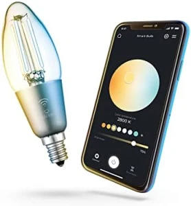 Smart Wi-Fi Tunable White Vintage Edison LED Bulb — Smart Light Bulb, Globe Electric