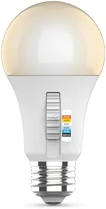 A19 LED Light Bulb, 60W Equivalent, Dimmable, Color Selectable 6-Way — Smart Light Bulb, Feit Electric