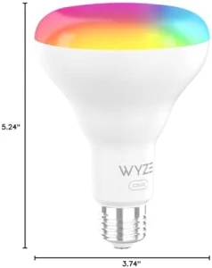 BR30 Wi-Fi Smart Bulb, E26 Base, 75W Equivalent 950 Lumens, 16 Million Colors & Tunable White — Smart Light Bulb, Wyze