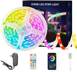 LED Light Strip Smart IC+RGB, Music Sync, 100FT — LED Strip Lights, ATHONO