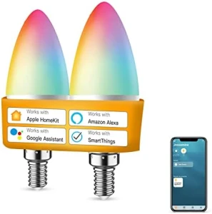 Smart Candelabra LED Bulb — Smart Light Bulb, DoHome