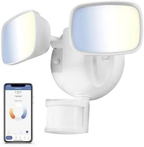 Smart WiFi Dual Head LED Flood Light — Smart Light Bulb, Feit Electric