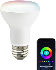 WiFi-Control R20 LED Color-Changing and Tunable White Smart Light Bulb — Smart Light Bulb, Satco
