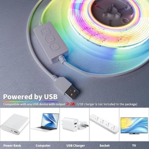 RGB Smart IC COB LED Strip Lights Chasing Color — LED Strip Lights, MIWISE