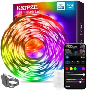 Smart WiFi LED Strip Lights — LED Strip Lights, KSIPZE