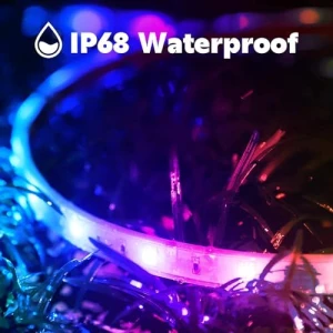 100Ft Outdoor Waterproof LED Strip Lights, Music Sync RGB — LED Strip Lights, FBZ