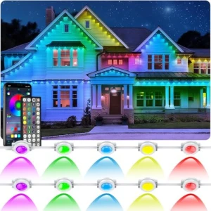 300FT Permanent Outdoor Lights — LED Strip Lights, LETIANPAI