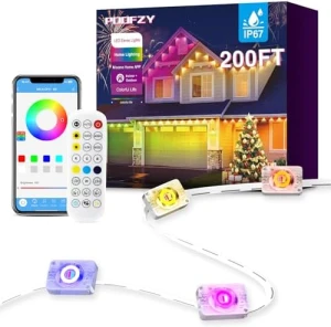 Permanent Outdoor Lights for House — LED Strip Lights, POOFZY