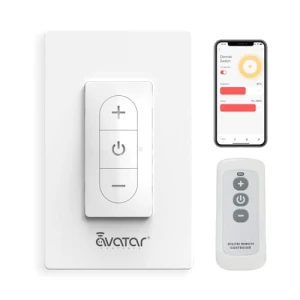 Smart Dimmer Switch with Bluetooth Remote — Smart Switch, Avatar Controls