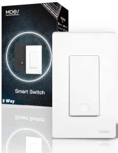 Zigbee 3 Way Double Light Switch — Smart Switch, MOES