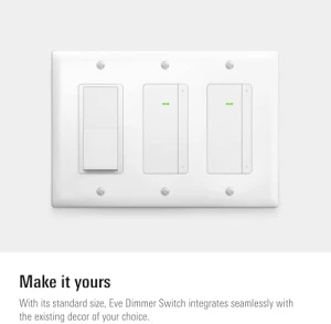 Dimmer Switch (Matter) 2-Pack – Smart Dimmer Switch — Smart Switch, EVE