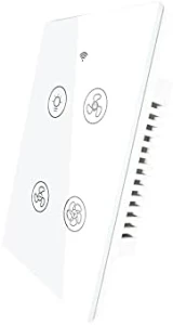 Smart Ceiling Fan Light Wall Switch — Smart Switch, MOES