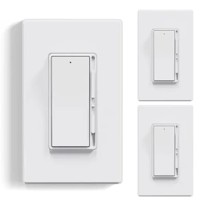 Digital Dimmer Light Switch for 300W Dimmable LED/CFL and 600W Incandescent/Halogen, Single Pole/3-Way LED Slide Dimmer,... — Smart Switch, ELEGRP