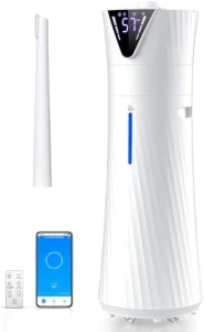Humidifier for Bedroom Large Room – Ultra Quiet, 56H Runtime, Smart App & Remote — Humidifier, MONISEN