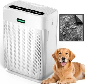 Large Room Air Purifier 3000 sq.ft with Washable Filters — Air Purifier, Visit the HEARBOBO Store