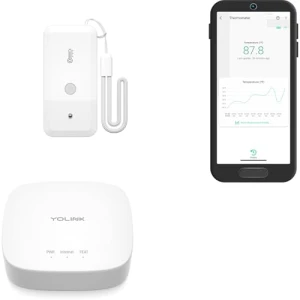 LoRa Wireless Fridge Temperature Sensor 3-Pack — Smart Thermometer, YoLink